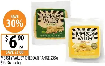 Supabarn Mersey valley cheddar range offer