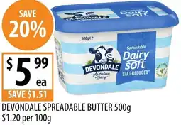 Supabarn Devondale spreadable butter offer
