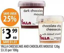 Supabarn Yalla cheesecake and chocolate mousse offer