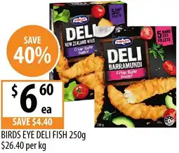 Supabarn Birds eye deli fish offer