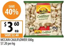 Supabarn Mccain cauliflower offer