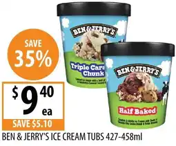 Supabarn Ben & jerry's ice cream tubs offer