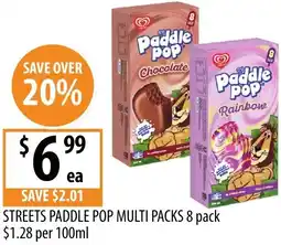Supabarn Streets paddle pop offer