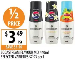 Supabarn Sodastream flavour mix offer