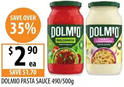 Supabarn Dolmio pasta sauce offer