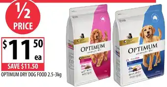 Supabarn Optimum dry dog food offer