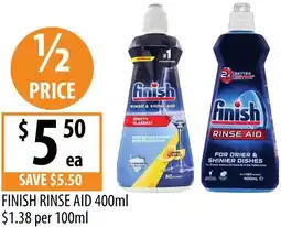 Supabarn Finish rinse aid offer