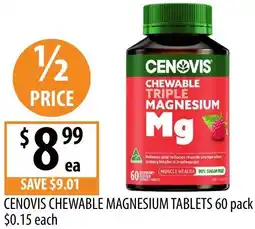 Supabarn Cenovis chewable magnesium tablets offer