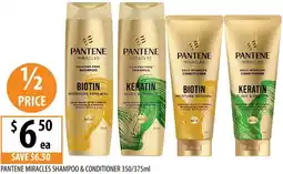 Supabarn Pantene miracles shampoo & conditioner offer