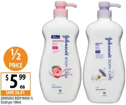 Supabarn Johnsons body wash offer