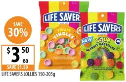 Supabarn Life savers lollies offer