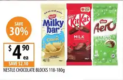 Supabarn Nestle chocolate blocks offer