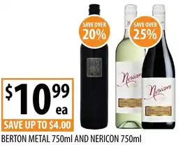Supabarn Berton metal and nericon offer