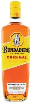 Supabarn Bundaberg rum under proof offer