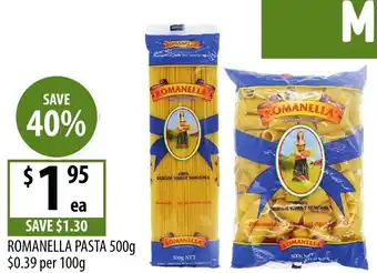 Supabarn Romanella pasta offer