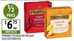Supabarn Twinings tea bag offer