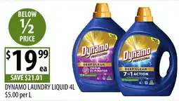 Supabarn Dynamo laundry liquid offer