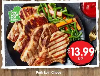 Spudshed Pork loin chops offer