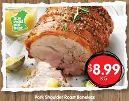 Spudshed Pork shoulder roast boneless offer