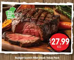 Spudshed Budget scotch fillet steak value pack offer