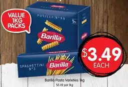 Spudshed Barilla pasta varieties offer
