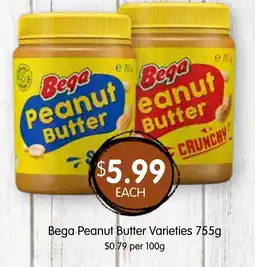 Spudshed Bega peanut butter varieties offer