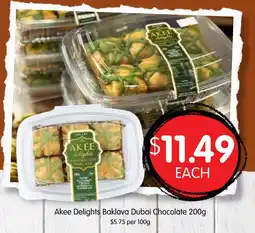 Spudshed Akee delights baklava dubai chocolate offer