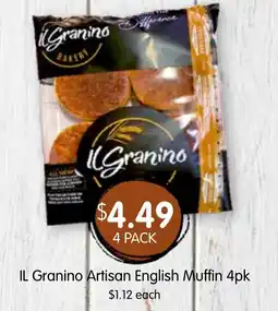 Spudshed Il granino artisan english muffin offer