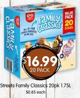 Spudshed Streets family classics offer