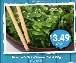 Spudshed Fisherman's choice seaweed salad offer