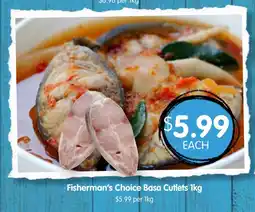 Spudshed Fisherman's choice basa cutlets offer