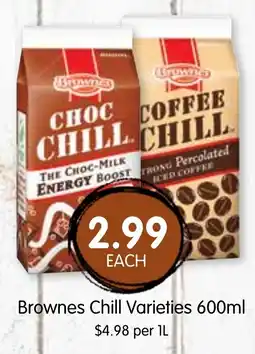 Spudshed Brownes chill varieties offer