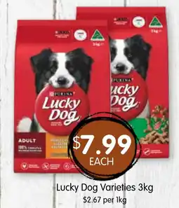 Spudshed Lucky dog varieties offer
