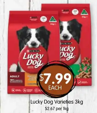 Spudshed Lucky dog varieties offer