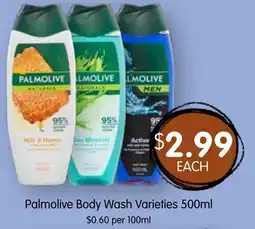 Spudshed Palmolive body wash varieties offer