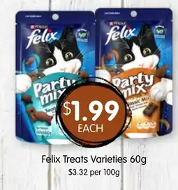 Spudshed Felix treats varieties offer