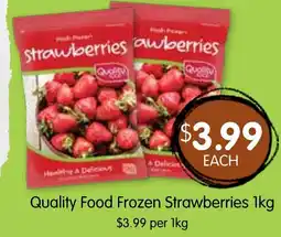 Spudshed Quality food frozen strawberries offer