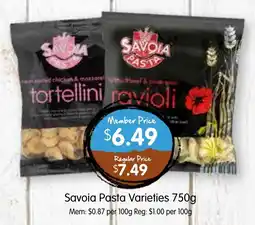 Spudshed Savoia pasta varieties offer
