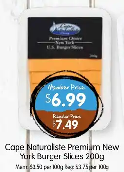 Spudshed Cape naturaliste premium new york burger slices offer