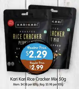 Spudshed Kari kari rice cracker mix offer