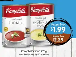 Spudshed Campbell's soup offer