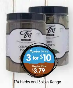 Spudshed Tm herbs and spices range offer