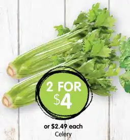 Spudshed Celery offer