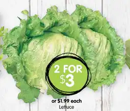 Spudshed Lettuce offer