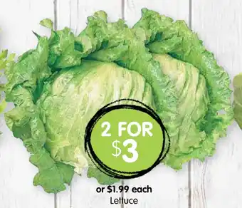 Spudshed Lettuce offer