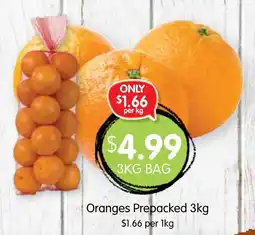 Spudshed Oranges Prepacked offer