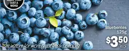 Friendly Grocer Blueberries offer