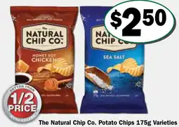 Friendly Grocer The natural chip co. potato chips varieties offer