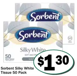 Friendly Grocer Sorbent silky white tissue offer