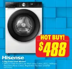 The Good Guys Hisense front load washer offer